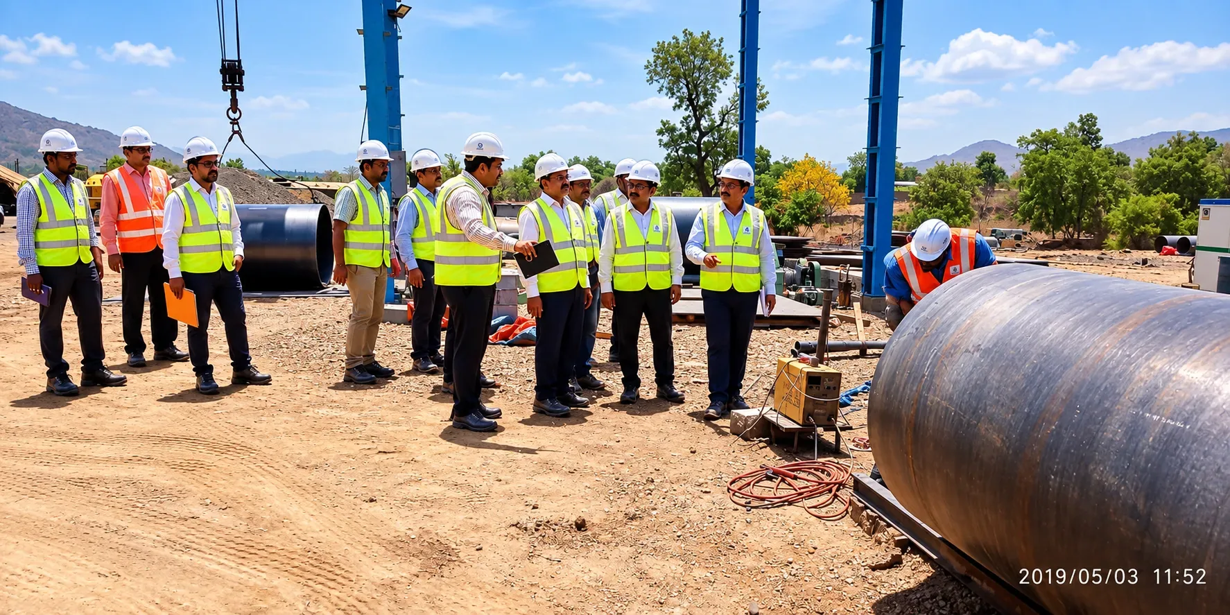 PVR Projects professionals working on infrastructure