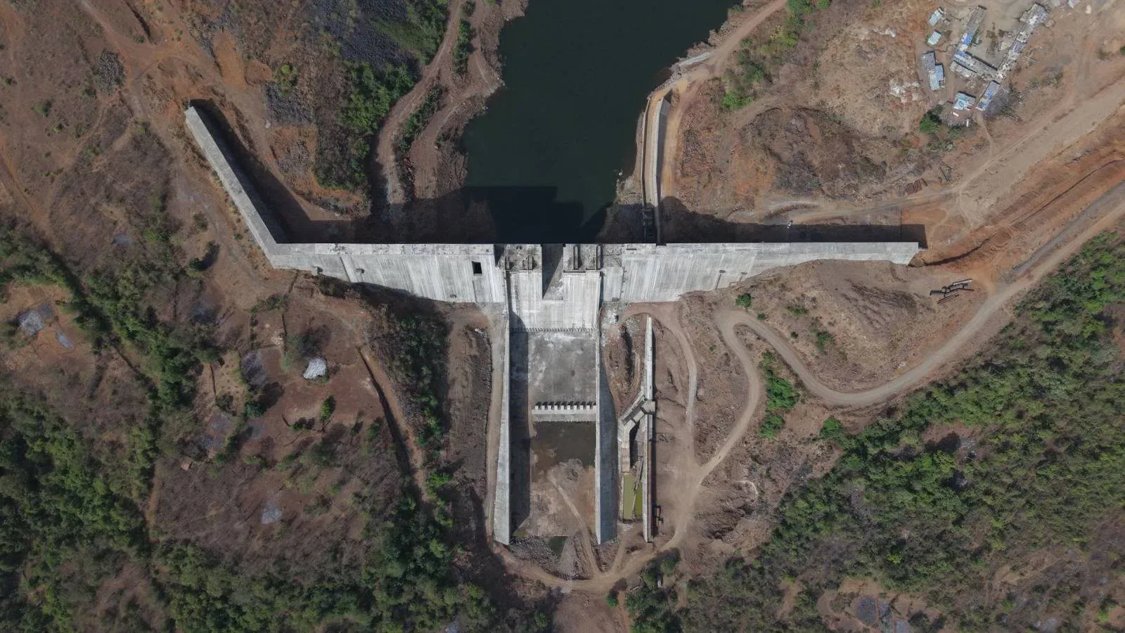 Deharji dam works