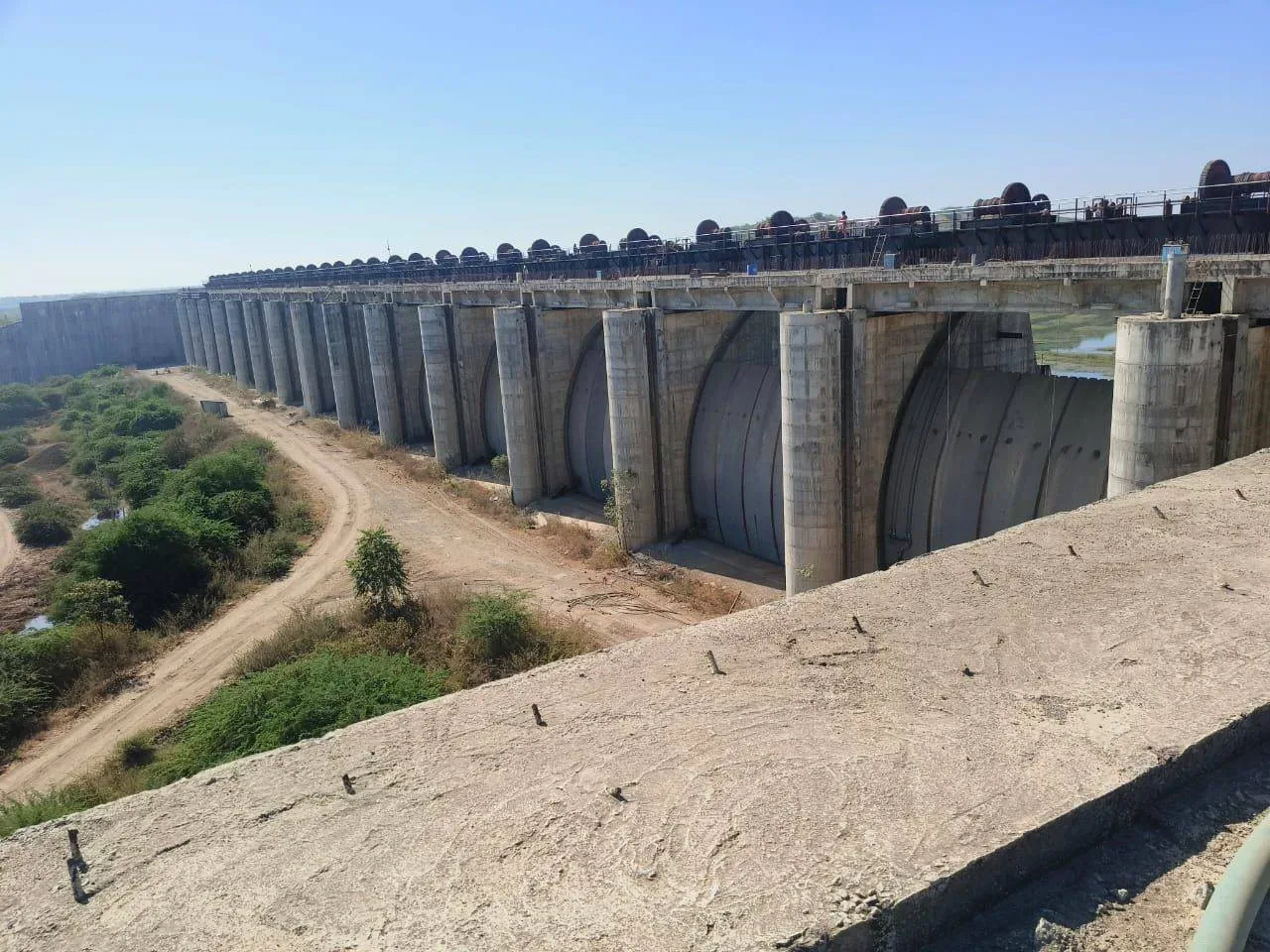 Jigaon stilling basin