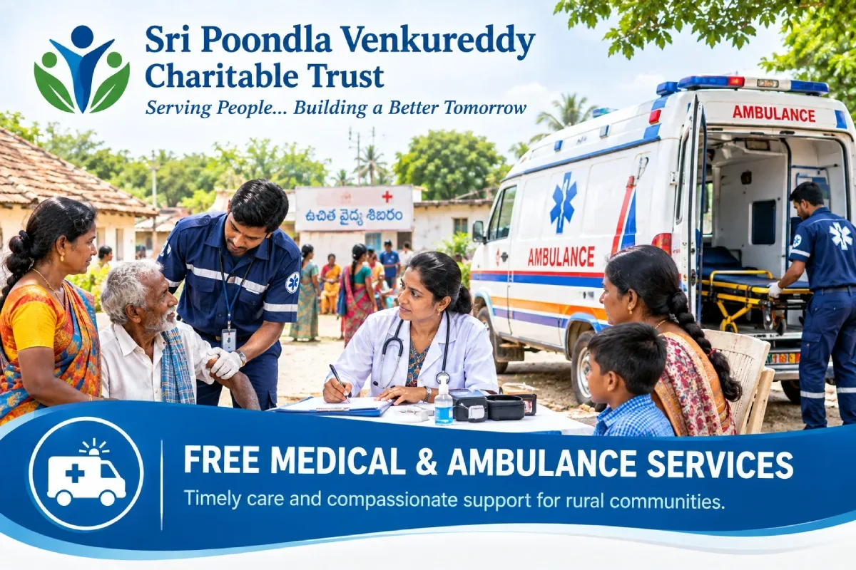 Free medical camps and ambulance services