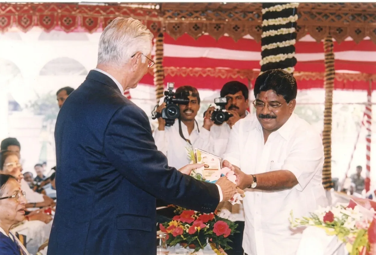 Sri Poondla Venkureddy, founder of the Charitable Trust
