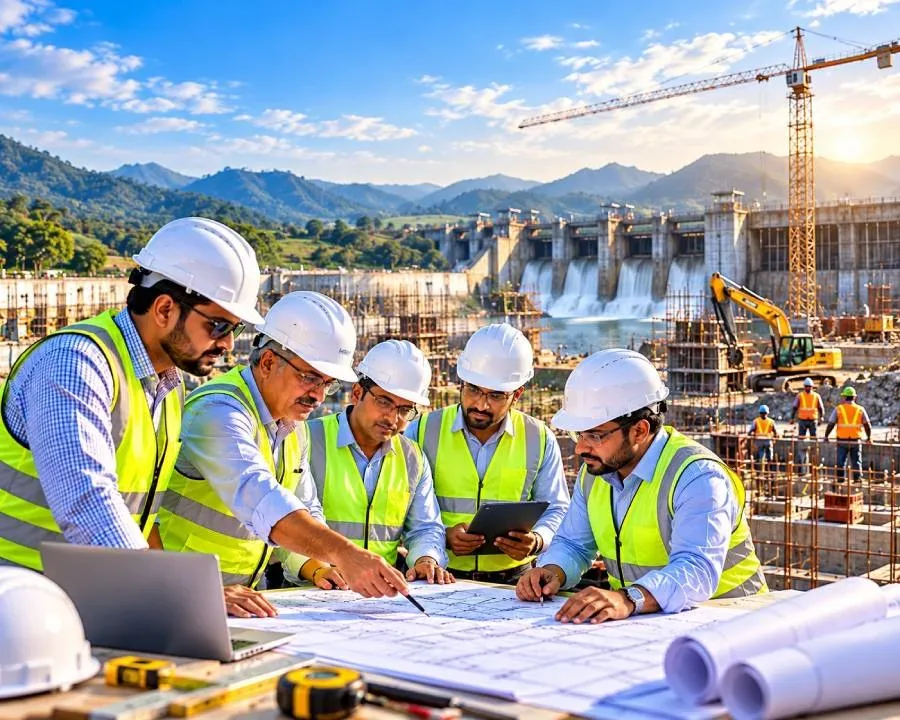 PVR Projects team executing site works
