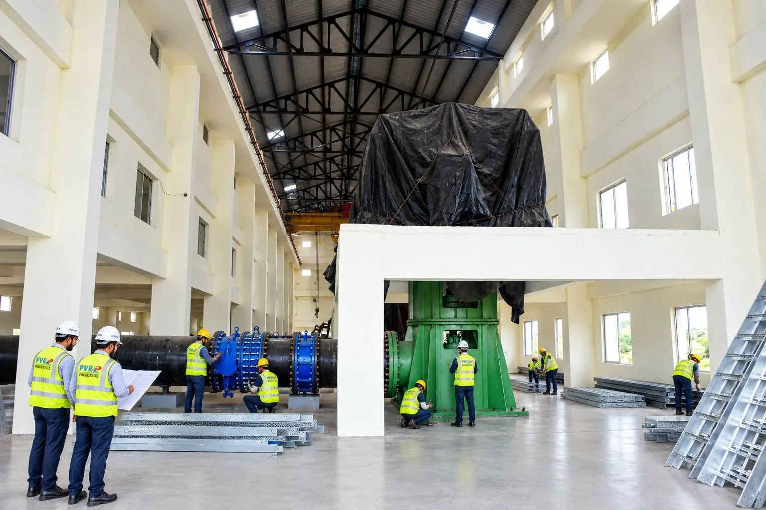 Valves, delivery structures and commissioning works